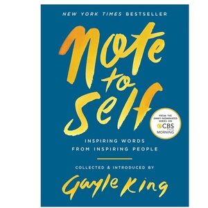 Note to Self Hardcover Gayle King - Inspiring Letters & Wisdom
